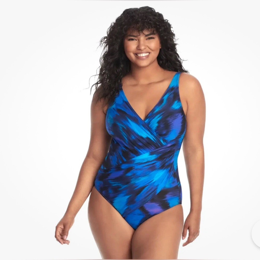 Miraclesuit OCEANUS One Piece Swimsuit 18 nwot